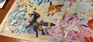 Tappetino Gioco Pokémon Eeveelution