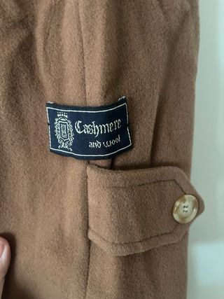 Cappotto lana e cashmere marrone