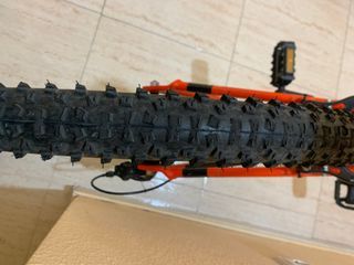 Bicicleta Montaña Talla M Naranja