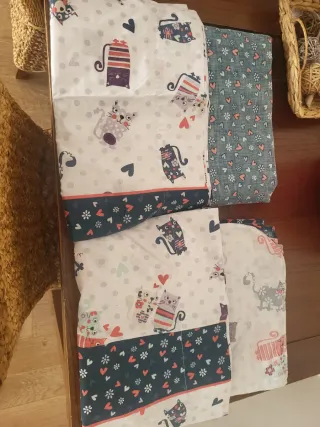 Fundas nórdicas infantiles gatos cama 90cm