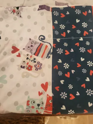 Fundas nórdicas infantiles gatos cama 90cm