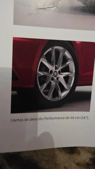 Llantas aleación. Performance en 18 pulgadas SEAT