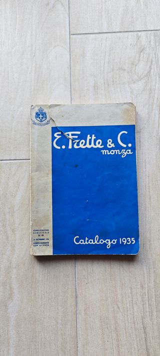 Catalogo E. Frette & C. Monza 1935