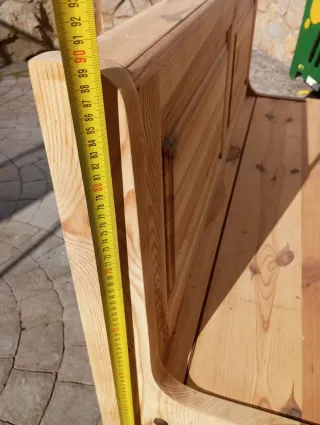 Banco rustico jardín