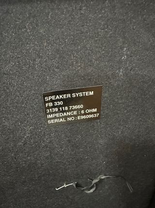 Altavoces Philips Negros