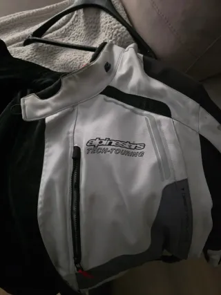 Traje Alpinestars Gris y Negra xxl
