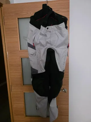 Traje Alpinestars Gris y Negra xxl