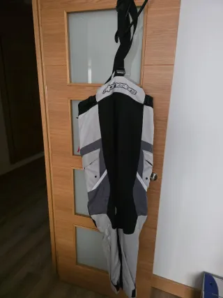 Traje Alpinestars Gris y Negra xxl