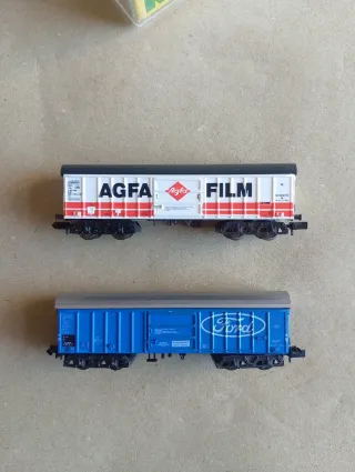 Lote 2 vagones MINITRIX