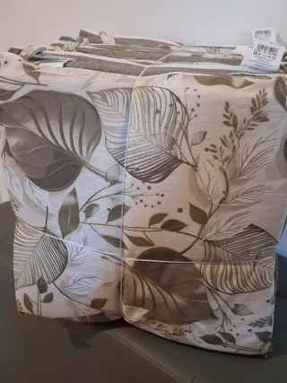 Set 6 Cuscini Sedia 40x40 Beige/Marrone