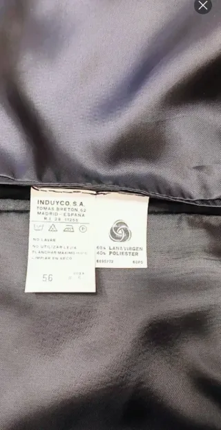 Chaqueta americana hombre azul marino