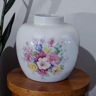 Jarrón Porcelana James Kent Flores