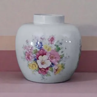 Jarrón Porcelana James Kent Flores