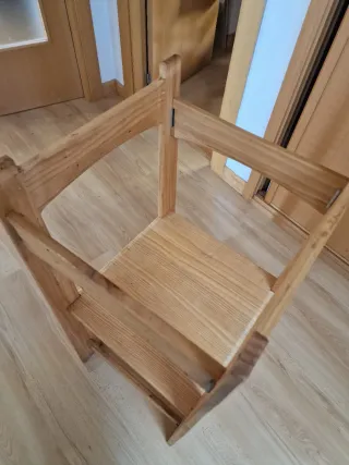 Torre de aprendizaje madera plegable