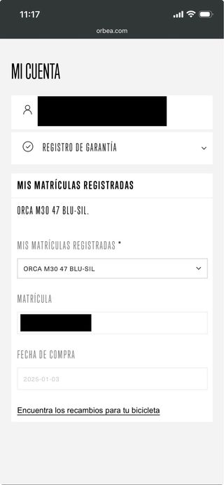 Bicicleta Carretera Orbea Orca M30 47