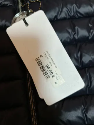 Chaleco acolchado azul hombre Talla M