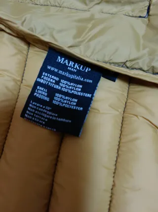 Chaleco acolchado azul hombre Talla M