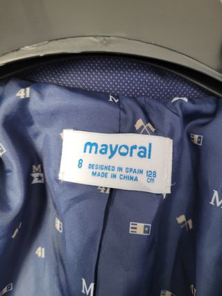 Chaqueta azul Mayoral T8