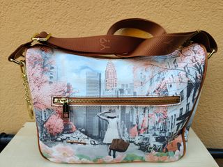 Borsa donna tracolla stampa New York