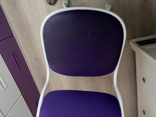 Silla de escritorio Ikea morada