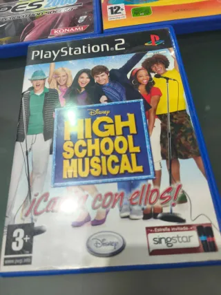 Lote 5 Videojuegos PS2 Singstar y PES 2008