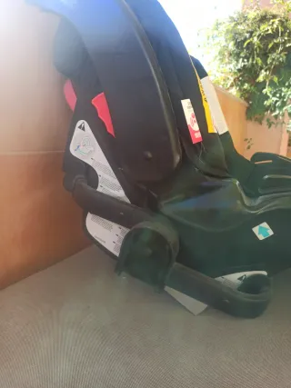 Cuco bebé coche negro