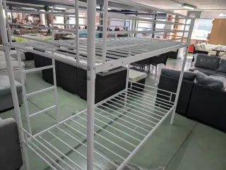 Litera individual metálica blanca