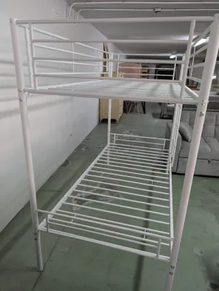 Litera individual metálica blanca