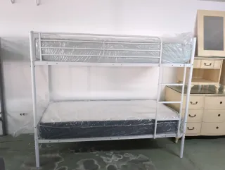 Litera individual metálica blanca