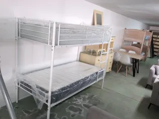 Litera individual metálica blanca