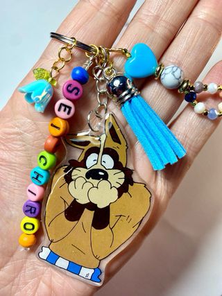 3 Portachiavi Dash Kappei in Resina Fatti a Mano