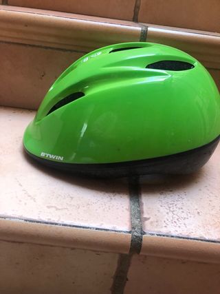 Casco Bicicleta Infantil Btwin Verde