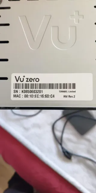 Receptor Satélite Vu+ Zero + Conector F