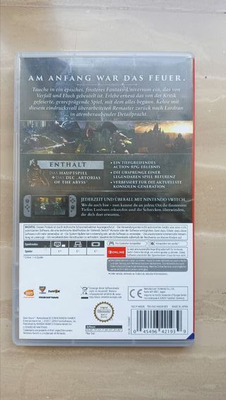 Dark Souls Remastered Nintendo Switch