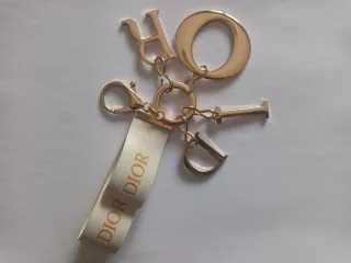 Portachiavi Dior lettere oro