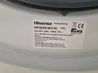 Lavadora Hisense 9kg 1400rpm