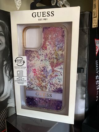 Cover Guess iPhone 11 Glitter Viola
