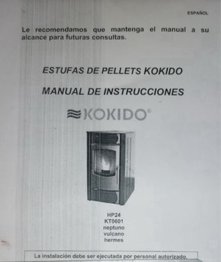 Quemador / Resistencia estufa pellets Kokido nuevo