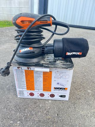 Lijadora Orbital Worx 125mm 320W