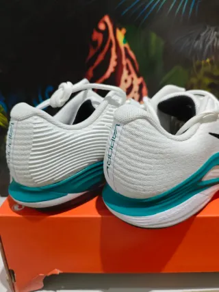 Nike Zoom Vapor 12 HC Tenis Blancos y Verdes