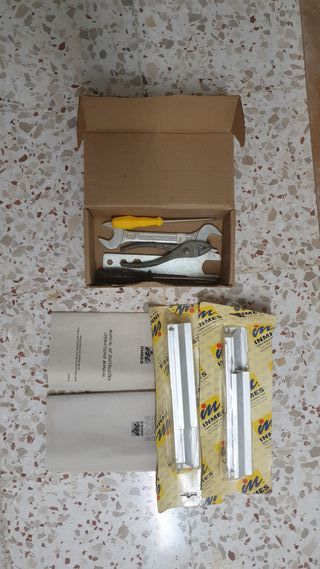 Sierra circular con brazos, aspiración y sistemas