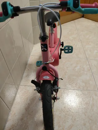 Bicicleta aprendizaje rosa unicornio