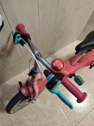 Bicicleta aprendizaje rosa unicornio