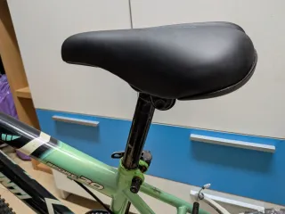 Bicicleta infantil verde