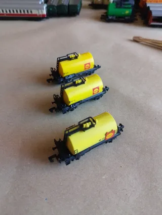 Lote 3 vagones cisterna Shell Arnold