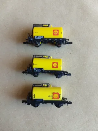 Lote 3 vagones cisterna Shell Arnold