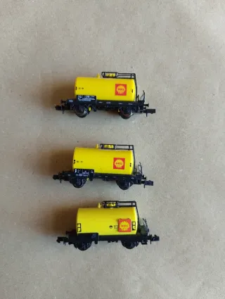 Lote 3 vagones cisterna Shell Arnold