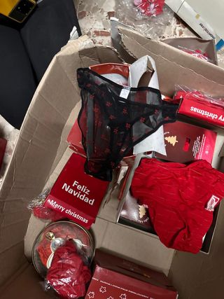 Conjunto lencería encaje,ropa interior mujer hombr