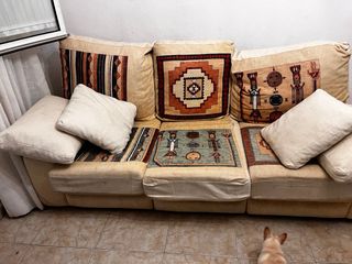 Sofá 2 y 3 plazas beige