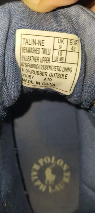 Botines Polo Ralph Lauren, hombre, t. 43